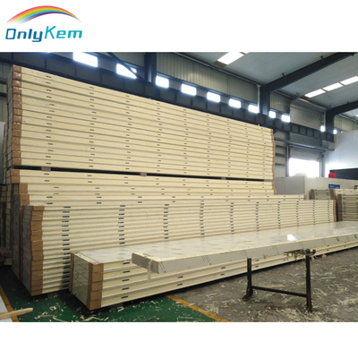 Industrial 120mmPU Insulation Sandwich Panel For Cold Room