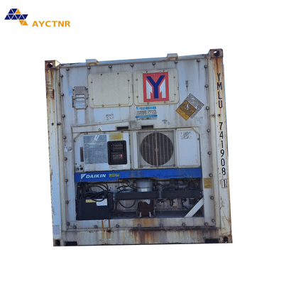 Storage and Shipping Aluminum Floor CSC Certificated Premium Grade Operating Refrigerated Units 20 ft and 40 ft Used Reefer Stainless Steel Container