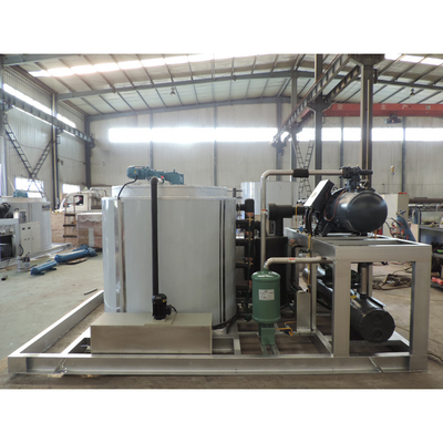 15ton Daytime Salt Water / Food Storage Flake Ice Machine For Fish