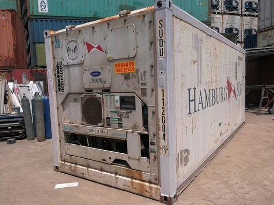Transportation And Storage Guangzhou Carrier Refrigerator Used Reefer Container 20ft Second Hand Shipping Containers