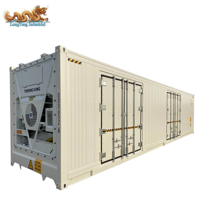 For transportation some perish goods or open side 40ft Thermoking medcine reefer container with two doors