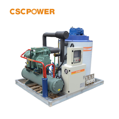 CSCPOWER Hotels Factory Supply New 5 Ton Flake Ice Machine Industrial Ice Maker for Fishing Seafood Retail