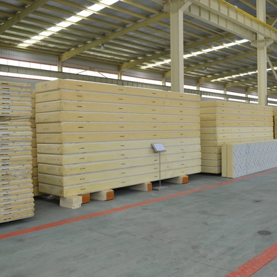 Factory Price Industrial Stainless Steel PU Sandwich Panel For Cold Room