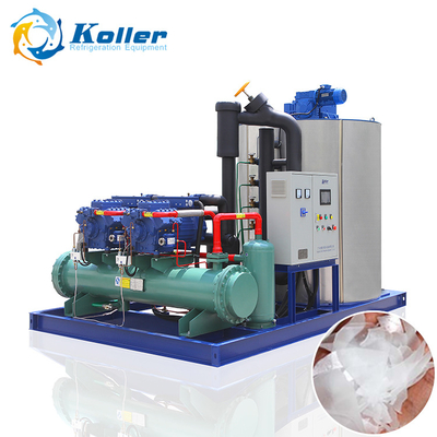 Building Material Stores KOLLER 20tons Flake Ice Machine For Fishing Seawater Fresh Ice Maker KP200