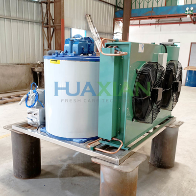 Small Marine Grade Seawater Flake Ice Maker, Automatic Food Processing Machine Salt Water Ice Maker Mac