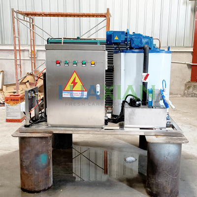 China Factory Price Fresh Water/Seawater Flake Ice Making Machine as Marine Supermarket Equipment
