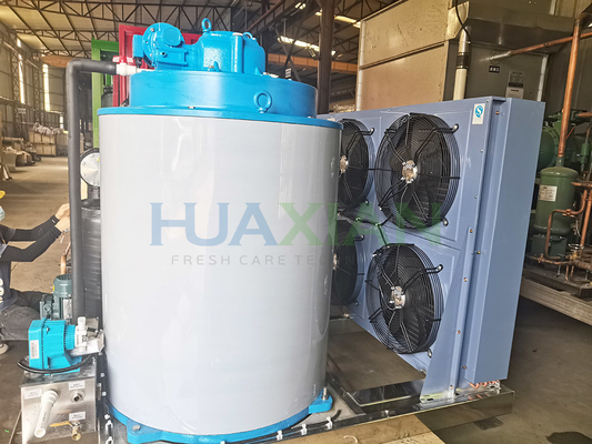 Industrial 3 Ton Seawater Flake Ice Making Machine on Fishing Boat